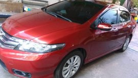 Red Honda City 2012 at 46000 km for sale 