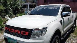 White Ford Ranger 2014 Automatic Diesel for sale in Quezon City