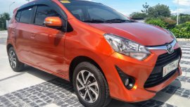 Orange Toyota Wigo 2019 Hatchback for sale in Pampanga 