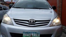 Silver Toyota Innova 2011 Manual Diesel for sale in Parañaque