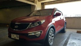 Selling Red Kia Sportage 2015 at 20000 km 