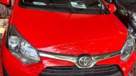 Red Toyota Wigo 2019 for sale in Quezon City