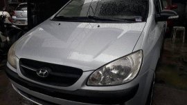 Silver Hyundai Getz 2011 Manual Gasoline for sale
