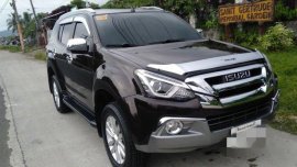 Brown Isuzu Mu-X 2018 Automatic Diesel for sale