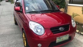 Selling Red Kia Picanto 2009 at 61000 km in Laguna 