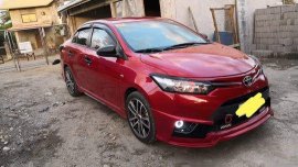 Red Toyota Vios 2016 at 50000 km for sale