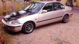 Beige Honda Civic 1997 Manual Gasoline for sale