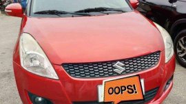Red Suzuki Swift 2015 Manual Gasoline for sale