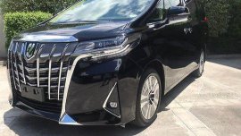 Black Toyota Alphard 2019 Automatic Gasoline for sale