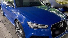 Blue Audi Rs6 2016 at 6000 km for sale 