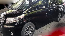 Black Toyota Alphard 2016 at 23000 km for sale