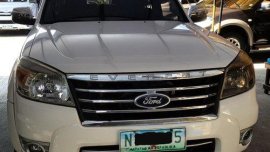 White Ford Everest 2010 Automatic Diesel for sale