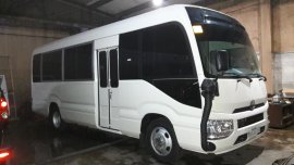 White 2019 Toyota Coaster Manual Diesel for sale 