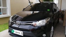 Black Toyota Vios 2017 Automatic Gasoline for sale 