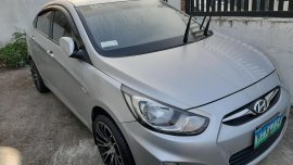 Silver 2013 Hyundai Accent Sedan for sale in Imus 