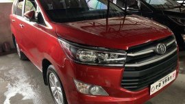 Red Toyota Innova 2019 Manual for sale 
