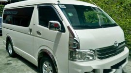 Sell White 2009 Toyota Hiace Automatic Diesel at 90000 km