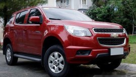 Selling Red Chevrolet Trailblazer 2014 Automatic Diesel 