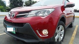 Red Toyota Rav4 2014 Automatic Gasoline for sale in Quezon City