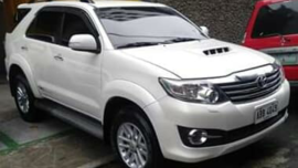White 2014 Toyota Fortuner Automatic Diesel for sale