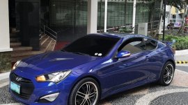 Blue 2013 Hyundai Genesis Manual Gasoline for sale 