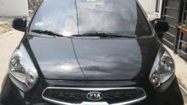 Black Kia Picanto 2016 Manual Gasoline for sale 