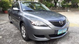 Grey Mazda 3 2004 at 35000 km for sale