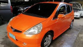 Orange Honda Fit 2005 Automatic for sale 