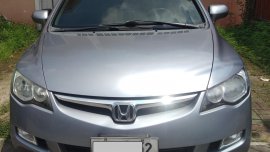 Selling Silver Honda Civic 2008 Automatic Gasoline 