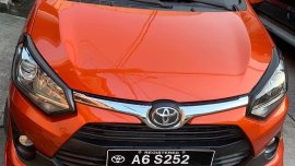 Orange Toyota Wigo 2018 for sale in Quezon City
