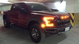 Selling Red Ford F-150 2018 Automatic Gasoline at 7000 km