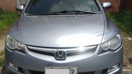 Selling Silver Honda Civic 2008 at 98000 km 