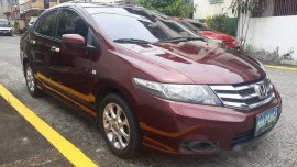 Red Honda City 2013 Automatic Gasoline for sale