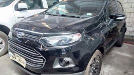 Black Ford Ecosport 2017 Automatic Gasoline for sale 