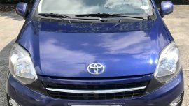 Blue Toyota Wigo 2016 Hatchback for sale in Bacoor 