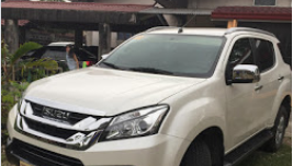 White 2017 Isuzu Mu-X at 18000 km for sale 