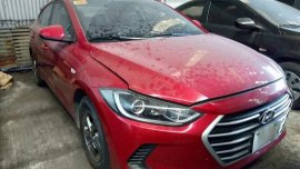 Sell Red 2017 Hyundai Elantra at 16000 km