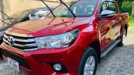 Red 2016 Toyota Hilux Truck Manual Diesel for sale 