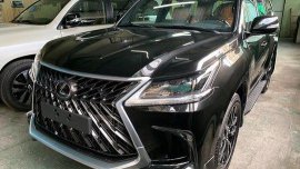 Selling Black Lexus Lx 2020 in Quezon City
