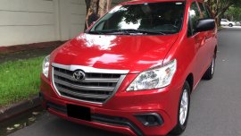 Red 2016 Toyota Innova for sale in Makati 
