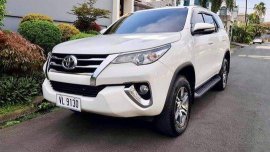 White Toyota Fortuner 2017 at 22000 km for sale 