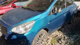 Blue Mitsubishi Mirage G4 2015 at 58000 km for sale 