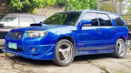 Selling Blue Subaru Forester 2007 at 150000 km 