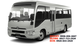 Toyota Coaster Mini Shuttle Bus Year 2020 for sale in Cebu City