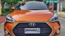 Selling Orange Hyundai Veloster 2017 Automatic Gasoline 