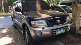 Sell Blue 2003 Mitsubishi Pajero at 150000 km 