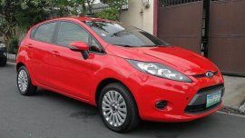 Red Ford Fiesta 2009 Manual Gasoline for sale 