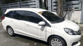 Selling White Honda Mobilio 2016 at 47000 km 