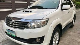 White Toyota Fortuner 2014 at 45000 km for sale