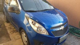 Selling Blue Chevrolet Spark 2011 at 80000 km 